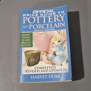 Book, The Official Price Guide to Pottery and Porcelain
